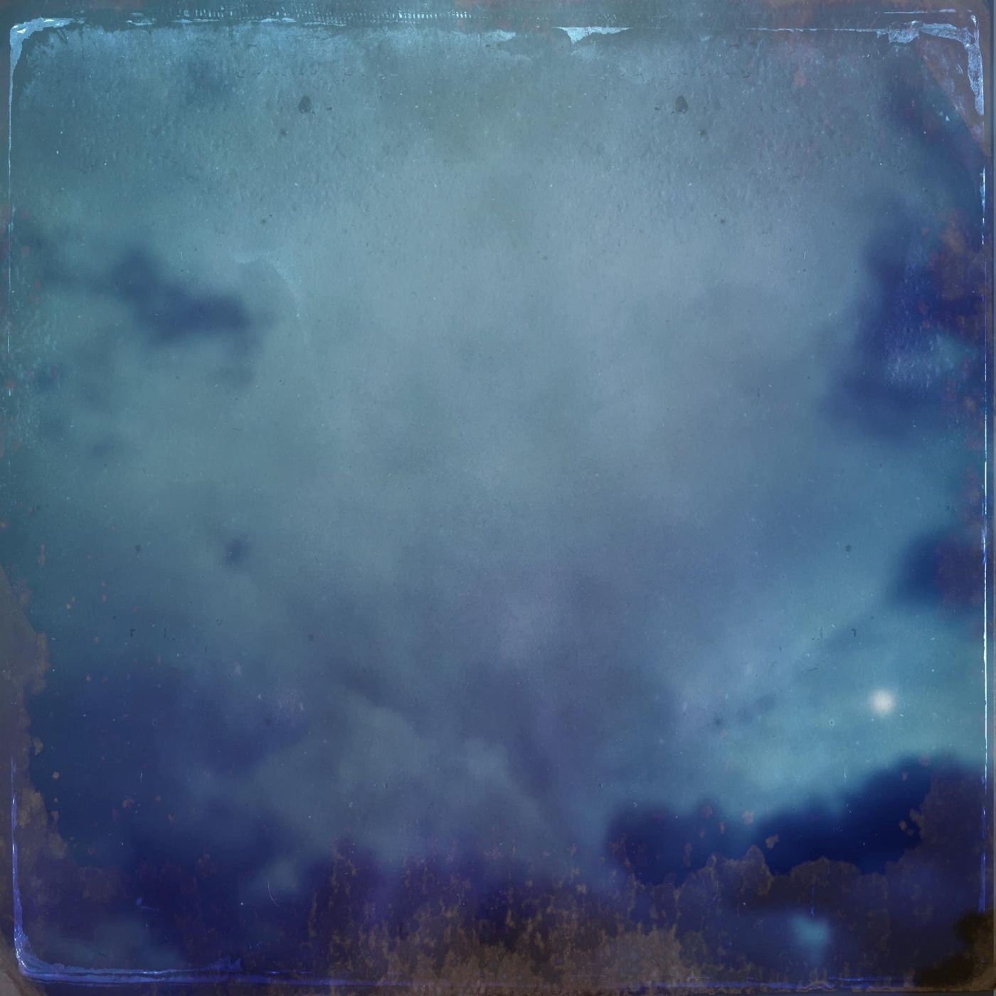 Blue sky clouding over